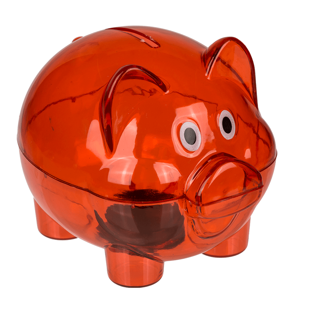 Money bank, pig, ca. 10 x 8 x 8 cm,