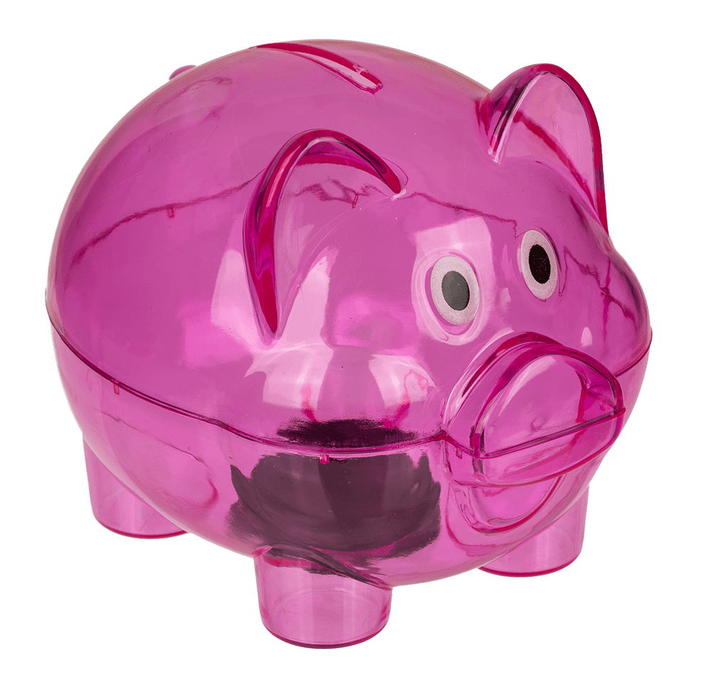Money bank, pig, ca. 10 x 8 x 8 cm,