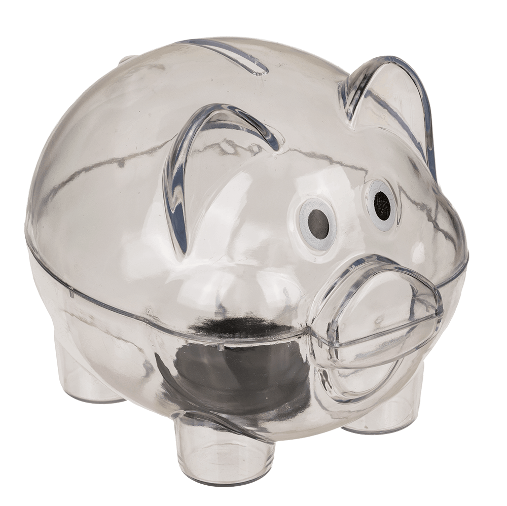 Money bank, pig, ca. 10 x 8 x 8 cm,