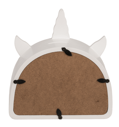 Wooden saving bank, Rainbow unicorn,