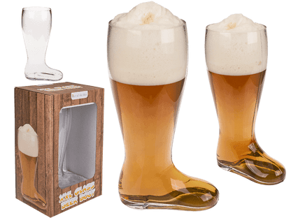 XXL-Glass Beer Boot for ca. 2 l,