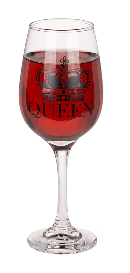 Drinking glass set, King & Queen,