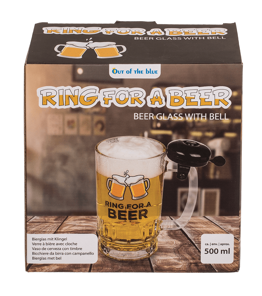 Beer glass with bell,