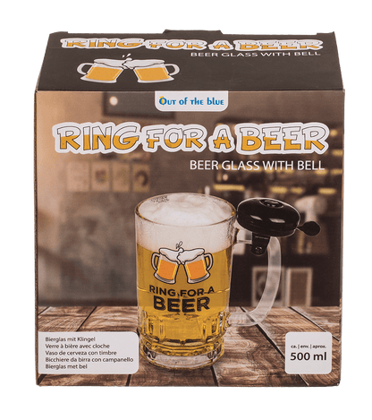 Beer glass with bell,