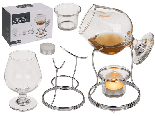 Brandy Warmer, set of 3 pieces,