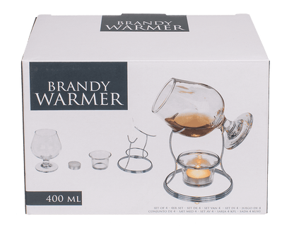 Brandy Warmer, set of 3 pieces,