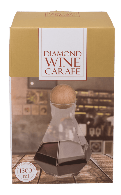 Diamond Wine Carafe, approx. 1300 ml,