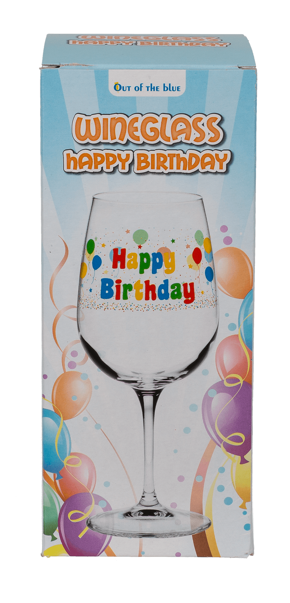 Wine glas, Happy Birthday,