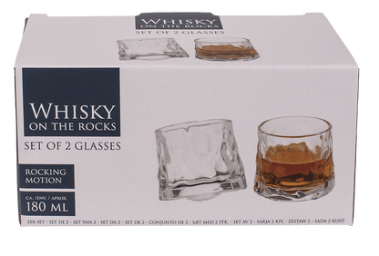 Whisky Glasses, On the Rocks,
