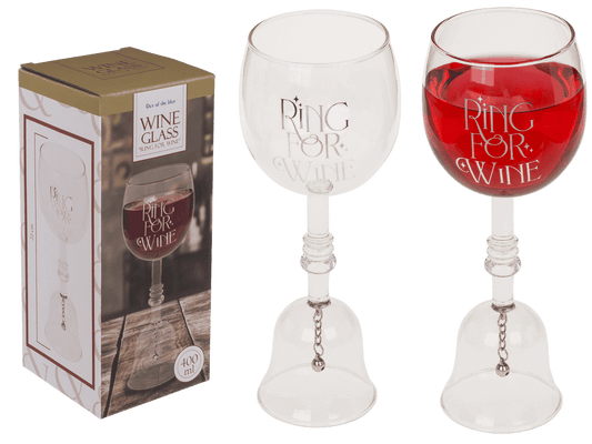 Wine glass table bell, Ring For Wine, 22 cm,