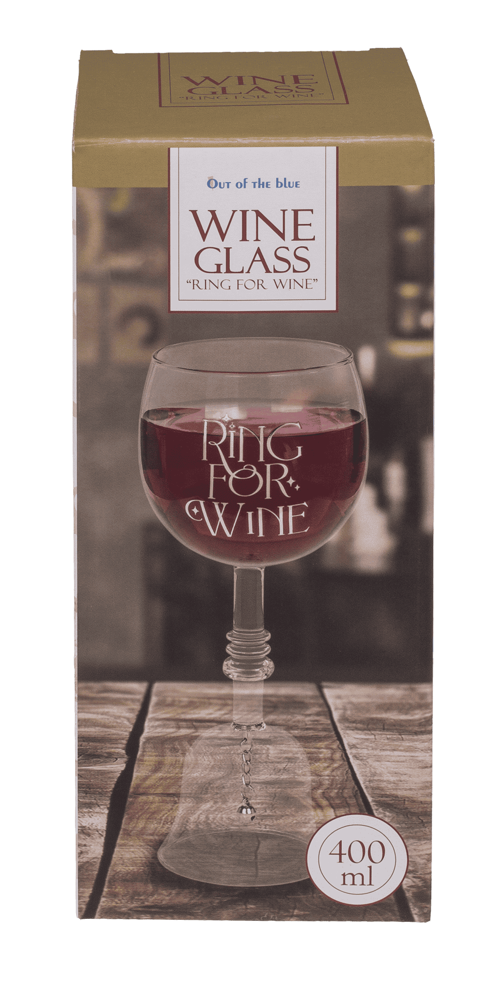 Wine glass table bell, Ring For Wine, 22 cm,