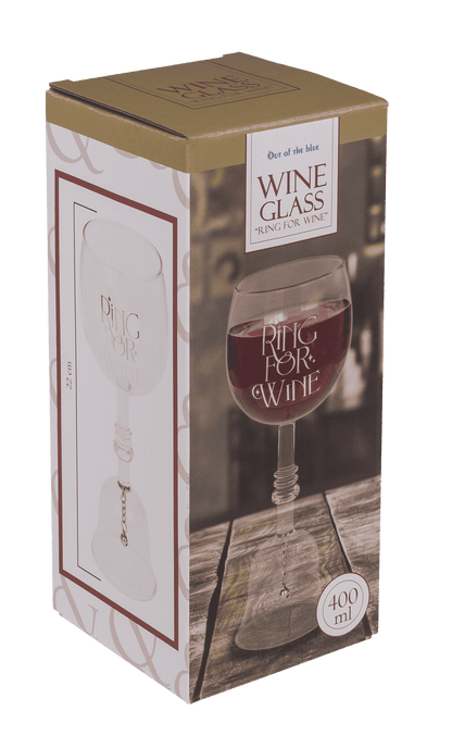 Wine glass table bell, Ring For Wine, 22 cm,