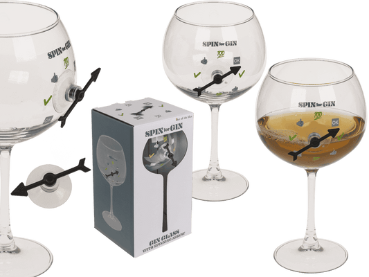 Gin glass with spinner for 730 ml, in gift box