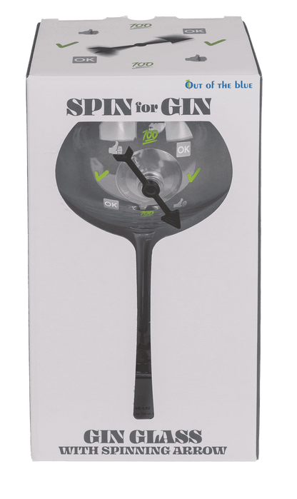 Gin glass with spinner for 730 ml, in gift box
