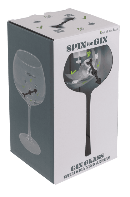 Gin glass with spinner for 730 ml, in gift box