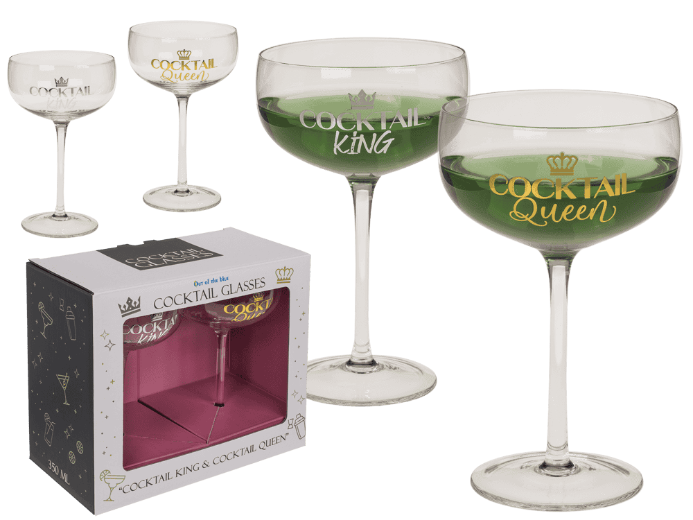Cocktail glass set, Cocktail King and