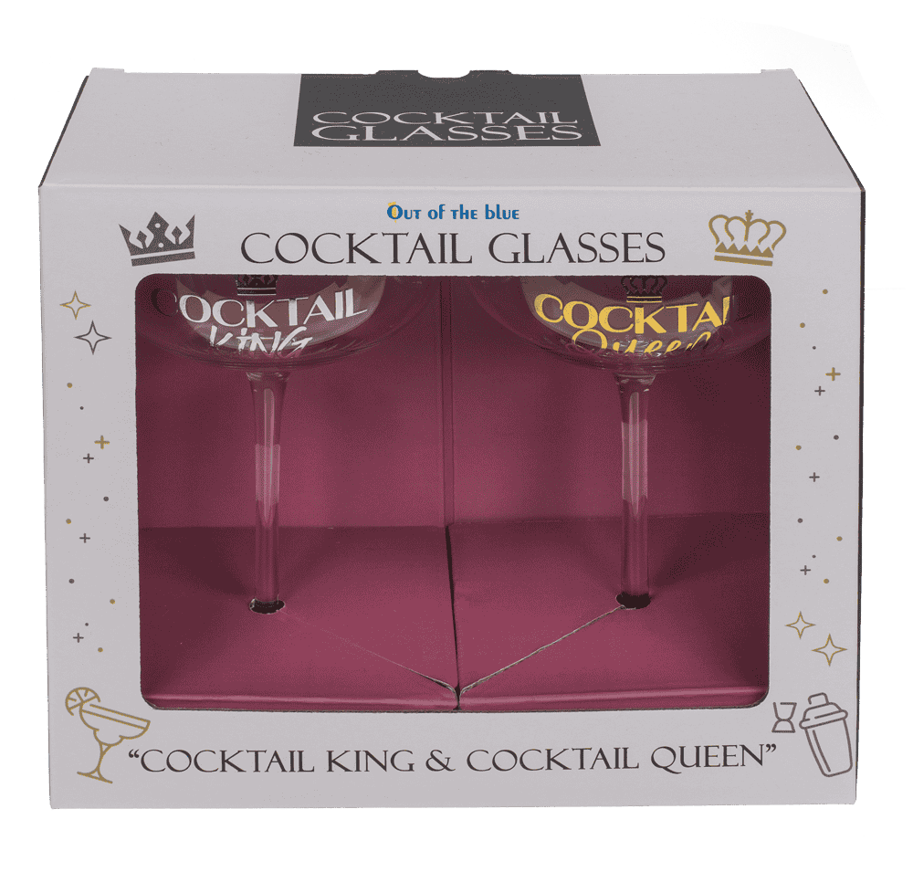 Cocktail glass set, Cocktail King and