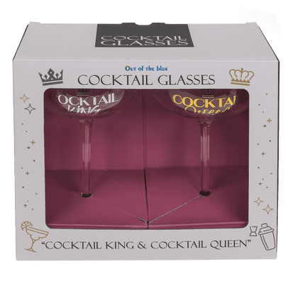 Cocktail glass set, Cocktail King and