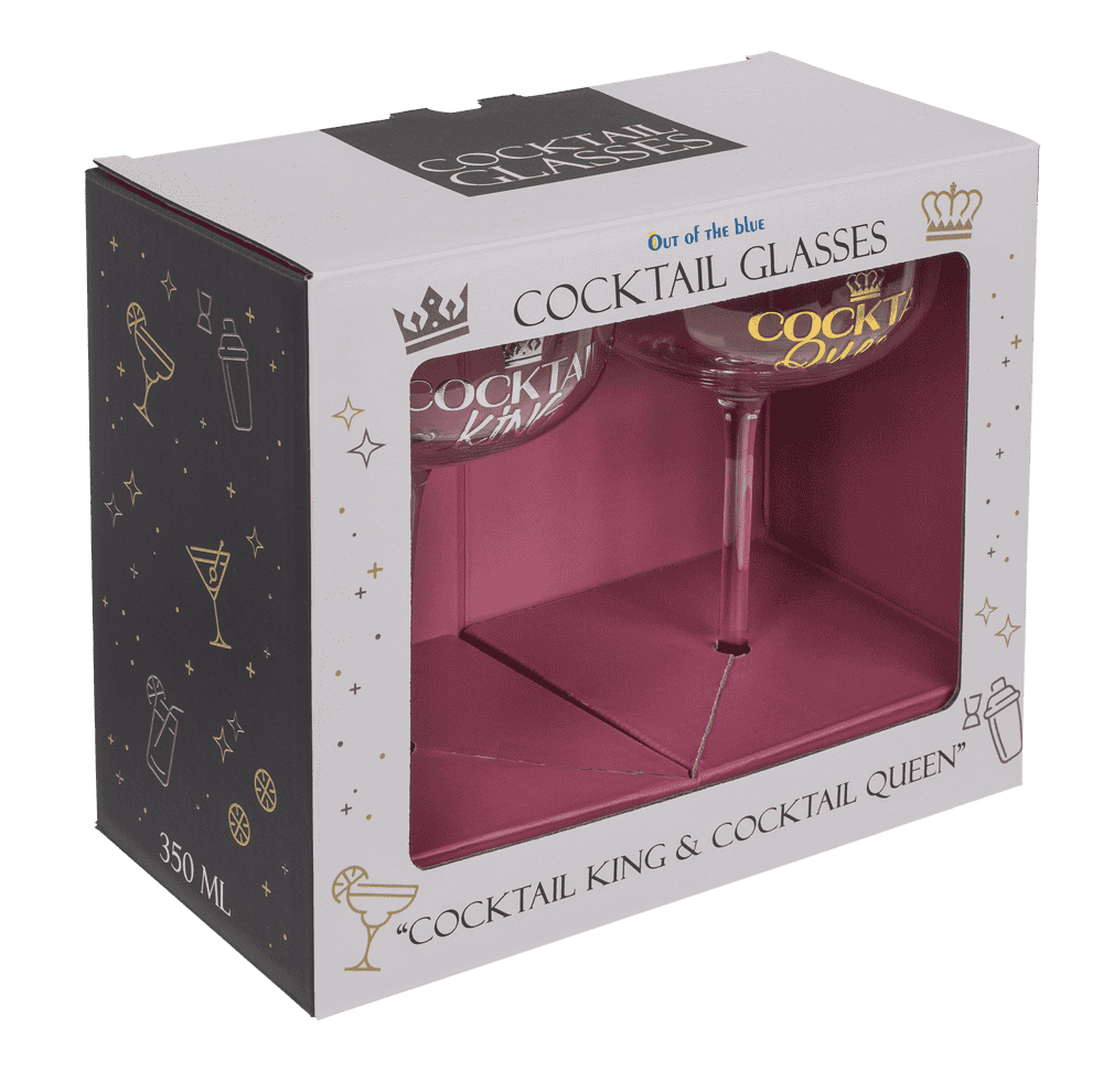 Cocktail glass set, Cocktail King and