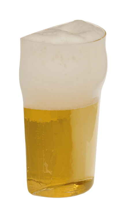Half beer glass, 365 ml, in gift packaging