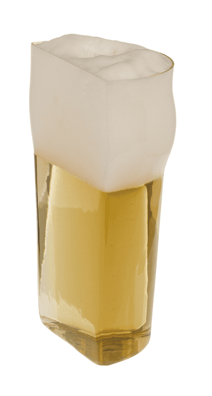 Half beer glass, 365 ml, in gift packaging