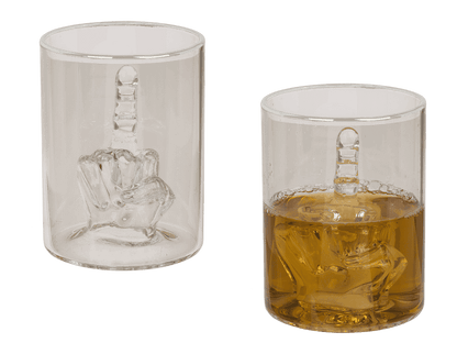 Drinking Glass,Middle Finger, 350 ml,