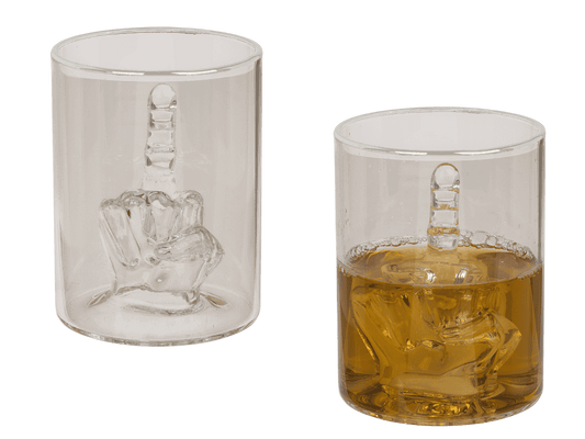 Drinking Glass,Middle Finger, 350 ml,