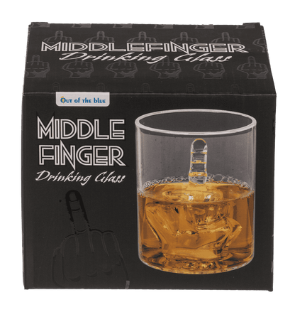 Drinking Glass,Middle Finger, 350 ml,