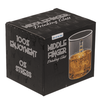 Drinking Glass,Middle Finger, 350 ml,