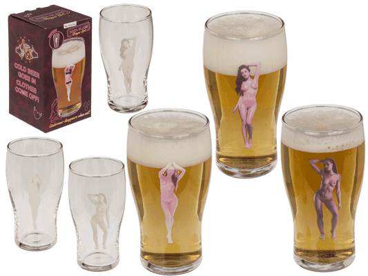 Beer glass, Stripper Girls, 560 ml, 3 ass.,