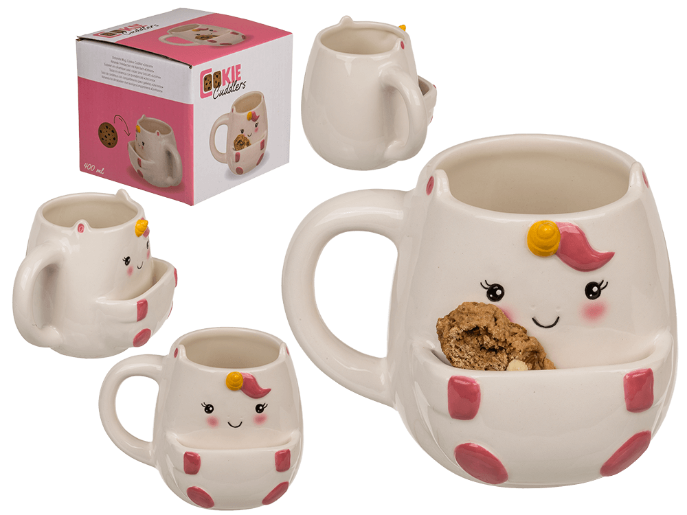 Dolomite Mug, Cookie Cuddler, Unicorn,