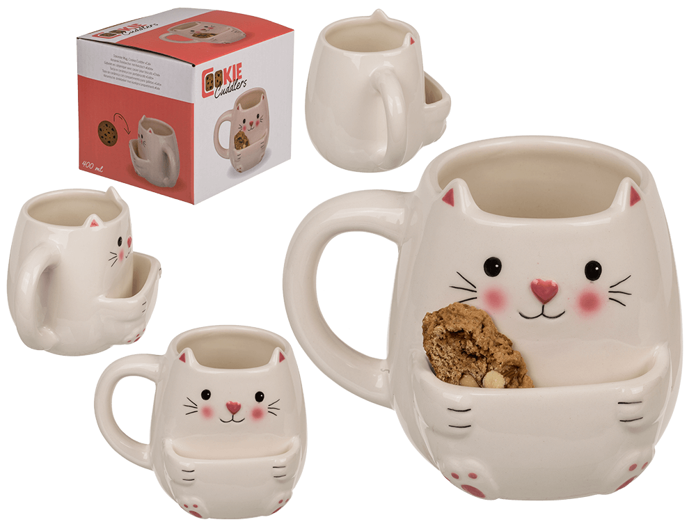 Dolomite Mug, Cookie Cuddler, Cat,