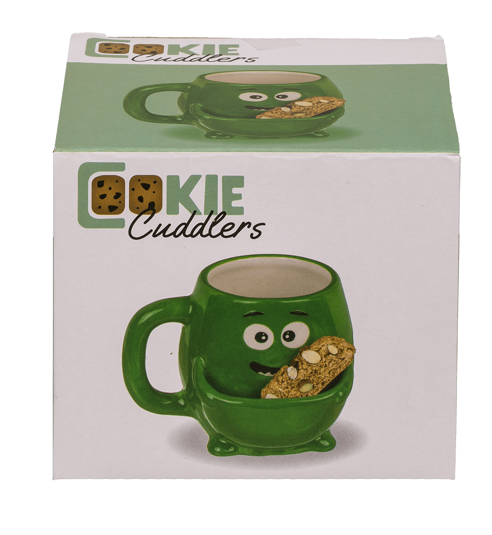 Dolomite Mug, Cookie Cudler, green Monster,