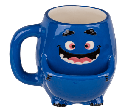 Dolomite Mug, Cookie Cudler, blue Monster,