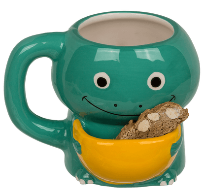 Dolomite Mug, Cookie Cuddler, Dinosaur,
