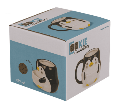 Dolomite mug, Cookie Cuddler, Penguin,