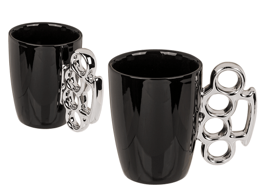 Black mug, Knuckle Duster,