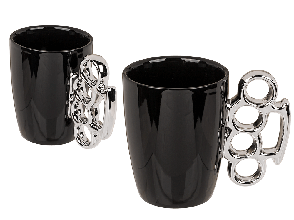 Black mug, Knuckle Duster,