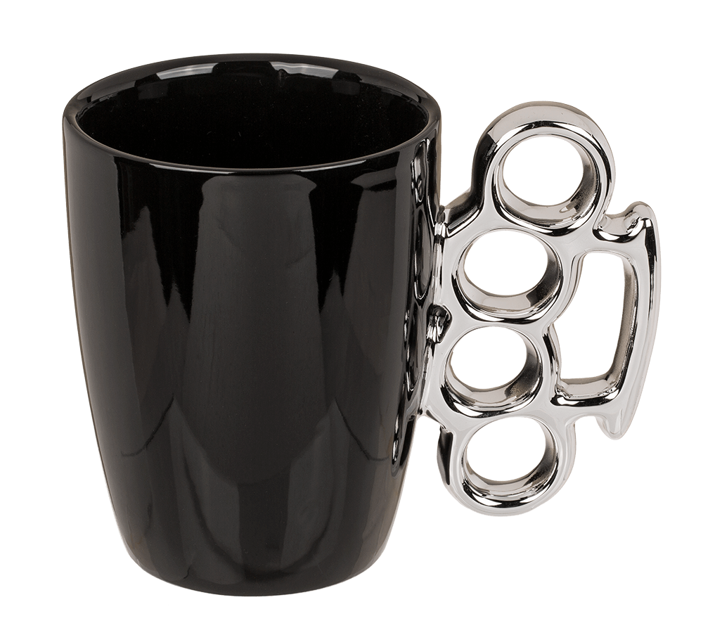 Black mug, Knuckle Duster,