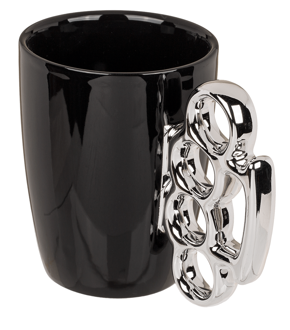 Black mug, Knuckle Duster,