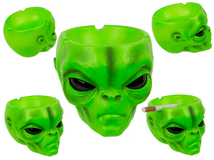 Ashtray, Alien head, ca. 10 x7 cm,