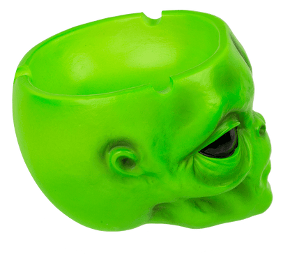 Ashtray, Alien head, ca. 10 x7 cm,