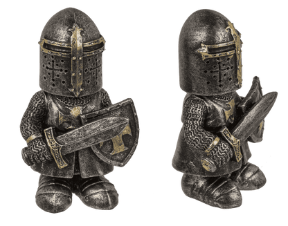 Knight with castle display, knight 4 ass.,