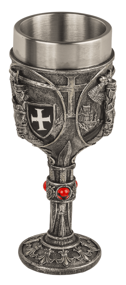 Mug, knight, with stainless steel insert,