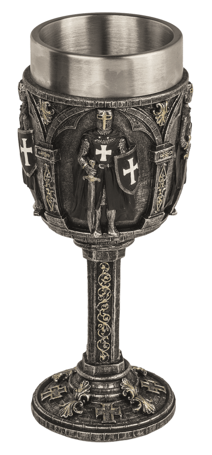 Mug, knight, with stainless steel insert,