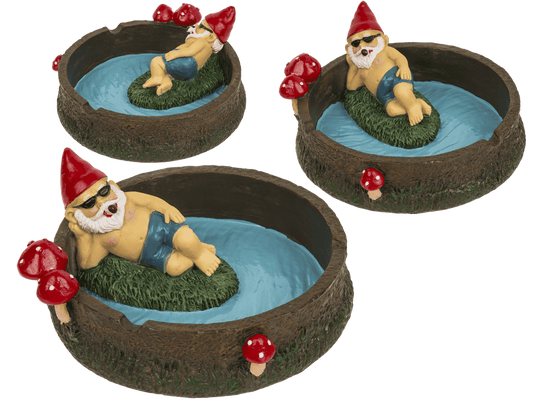 Ashtray, Dwarf with joint by the pond,