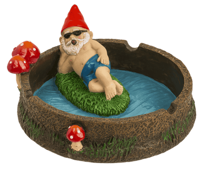 Ashtray, Dwarf with joint by the pond,