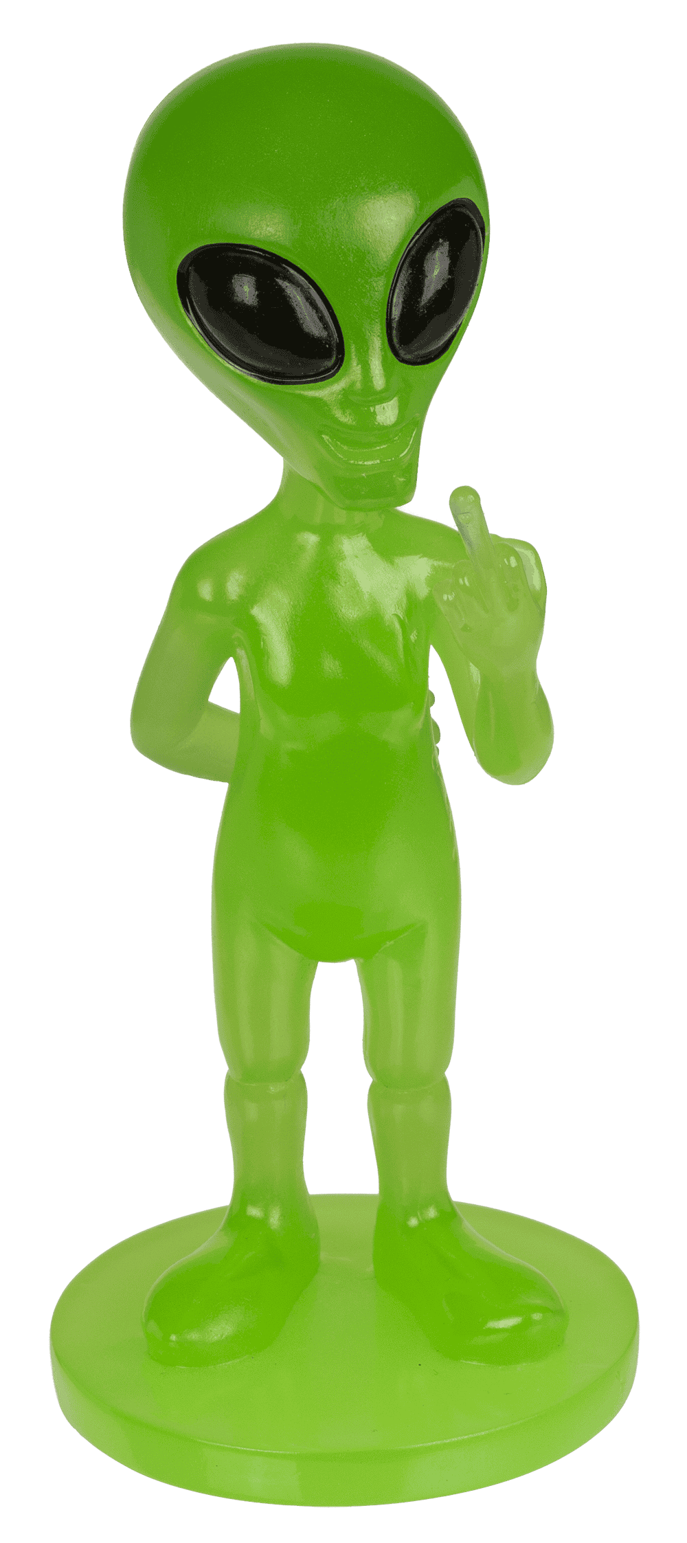 Alien, Glow in the dark;15.5 cm x 6.5 cm x 6.5 cm,