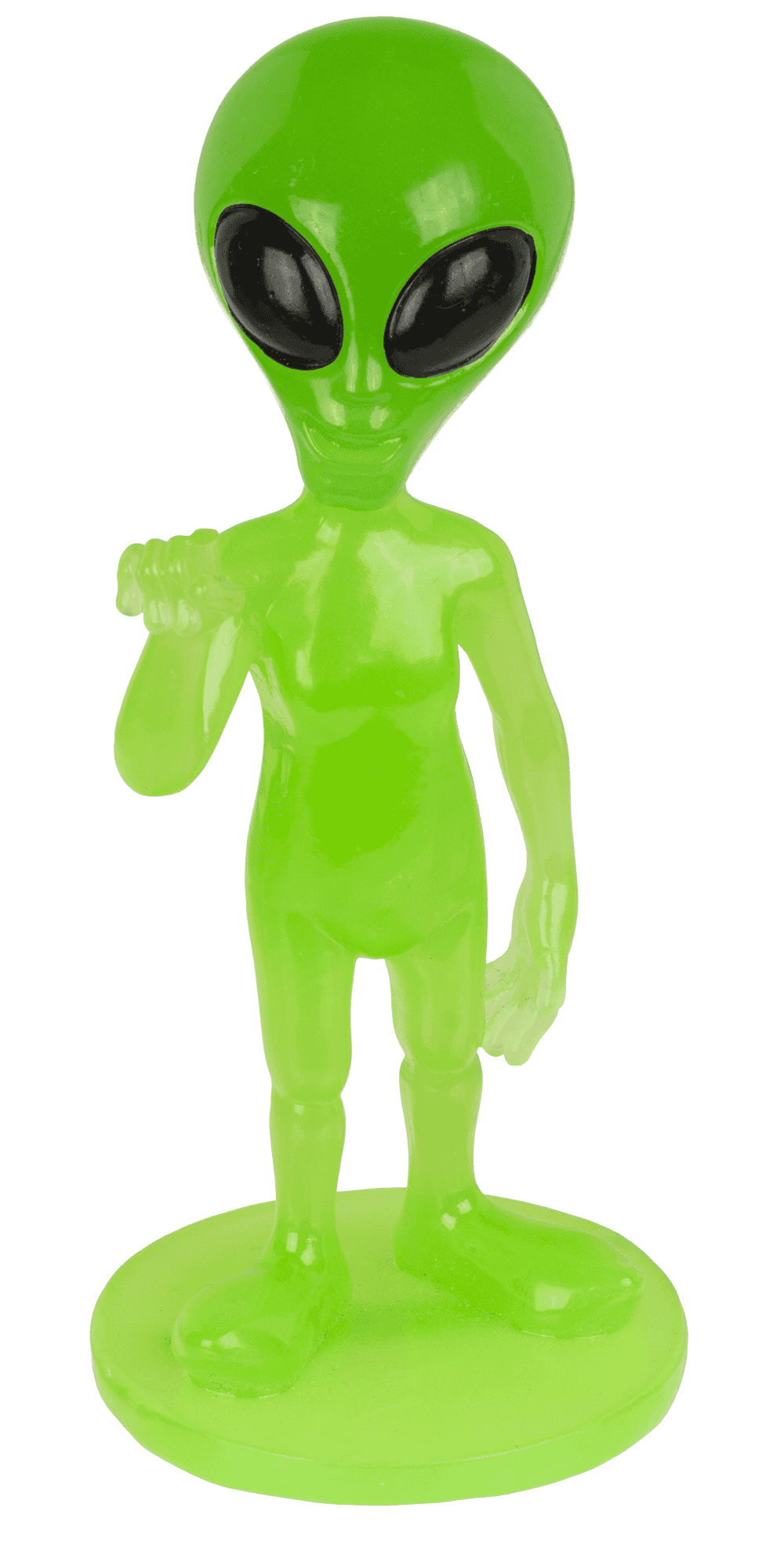 Alien, Glow in the dark;15.5 cm x 6.5 cm x 6.5 cm,