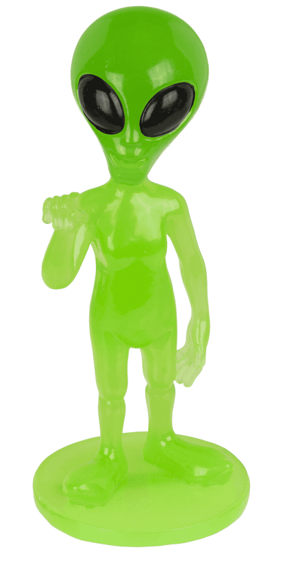 Alien, Glow in the dark;15.5 cm x 6.5 cm x 6.5 cm,